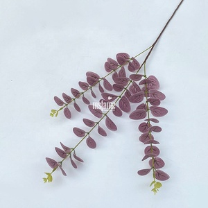 Guirlande d'<span class=keywords><strong>eucalyptus</strong></span> 3D de haute qualité pour la décoration intérieure, avec feuilles vertes réalistes, troncs et <span class=keywords><strong>cristaux</strong></span> - Product Image 6