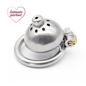 กรงครอบอวัยวะเพศชายพร้อมอุปกรณ์ล็อคแบบซ่อน 304 สตีล แหวนรัดองคชาต ท่อสวนปัสสาวะแบบตาไก่ ที่ขยายท่อปัสสาวะ ปลั๊กอวัยวะเพศชาย ท่อสวนปัสสาวะ - Product Image 4