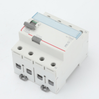 Disjoncteur différentiel 4P 32A RCCB 30mA AC400V, protection contre les fuites à la terre sur rail DIN, norme CE IEC