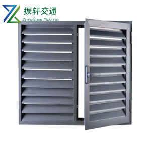 ستائر معدنية، ستائر بلون القهوة الرمادي، إطار ستائر لتكييف الهواء - Product Image 2