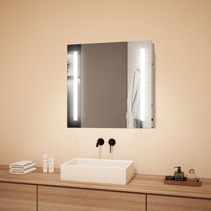 Estante de espejo LED de baño iluminado multifuncional con alta calidad - Product Image 3