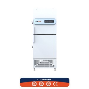 Laboratoire LABPEAK -40 ° Congélateur combiné C avec capteur NTC, écran LED, acier inoxydable, design à double compartiment/double porte - Product Image 1
