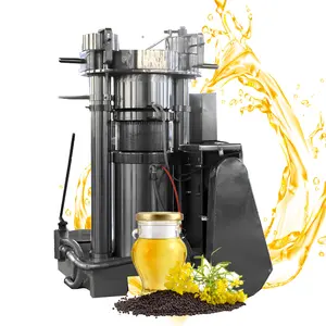 Hydraulic Automatic Grade Oil Press Machine Cold Press Olive Oil & Sesame Seeds for Soybean Oil Extraction