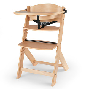Silla Alta de Madera para Bebé, Silla de Crecimiento Ajustable, Asiento de Comedor Infantil de Madera Maciza, Multifuncional, Unisex, 0-12 Meses - Product Image 1