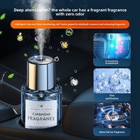 Diffuseur de parfum électrique de luxe pour tableau de bord, désodorisant d'aromathérapie automatique liquide, assainisseur d'air pour voiture et bureau, cologne rose