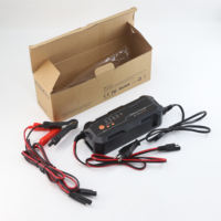 Adaptateur d'alimentation portable 60W, chargeur de batterie au lithium intelligent 8 étapes 5A, automobile