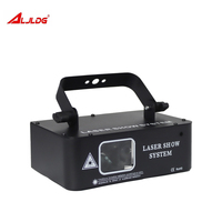 Mini projecteur laser d'animation 3D RGB 1W, faisceau laser à motifs, adapté pour l'éclairage de scène DJ, discothèque et boîte de nuit