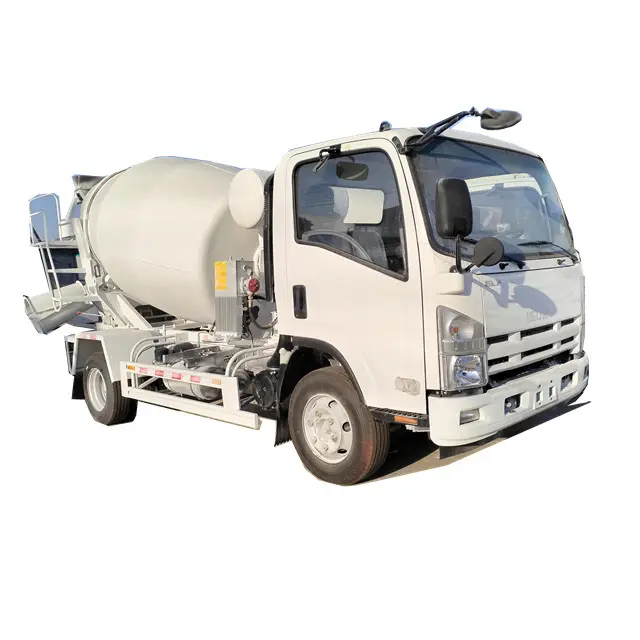 Mini camion Diesel della betoniera del cemento del camion della betoniera 3 m3 con la pompa da vendere