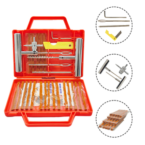 Kit Universal de Reparación de Neumáticos con Tiras de Repuesto y Herramientas con Mango en T para Reparación de Pinchazos de Emergencia en Autos, Motos y Camiones - Product Image 5