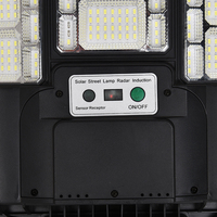 Lampe solaire tout-en-un GZM à haut lumen 1500W, IP67, étanche, pour extérieur, murale, LED, pour maison, jardin, cour et route