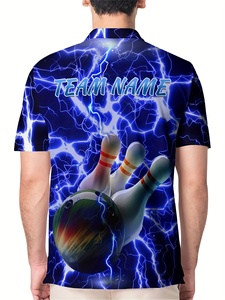 Polo de sublimación MARKAKRALI: diseño personalizado de bolos y relámpagos para un estilo de equipo personalizado - Product Image 5
