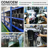 Générateurs d'eau potable à domicile avec osmose inverse système de filtre à eau pompe électrique UV distributeurs d'eau chaude et froide