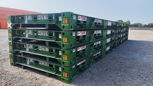 Плоский контейнер для перевозки негабаритных грузов с открытой платформой - Product Image 3