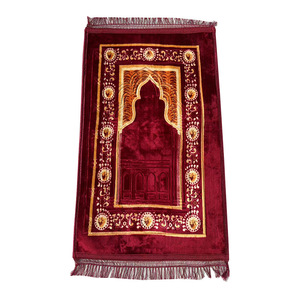 Alfombra suave y gruesa personalizada, juego de alfombrillas persas de viaje turcas islámicas, alfombrillas orgánicas para sala de oración de mezquita musulmana para mayoristas - Product Image 3