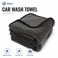Serviette de lavage auto professionnelle en microfibre 850 GSM pour usage commercial – Vente en gros