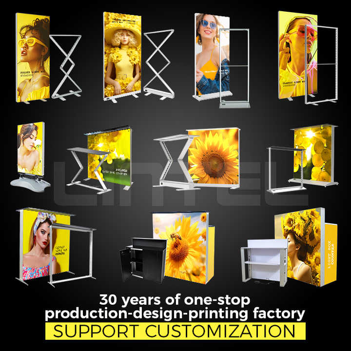 Lintel Double Sided Advertising 10s Assembly Folding Pop Up Led Light ...