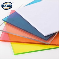 Feuille en polycarbonate naturelle ultra fine, 1mm 1.5mm, colorée, en stock