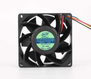 80 мм 80 мм 80x80x38 мм 12 В 24 В 48 В постоянного тока Бесщеточный вентилятор охлаждения осевой Вентилятор промышленный охлаждающий вентилятор зеленый дом фермы ЦП высокоскоростной - Product Image 1