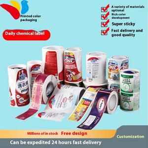 Etiqueta Autoadhesiva de Papel Recubierto Personalizado, Impresa con UV, para Productos Químicos Diarios, Etiqueta Personalizada para Botellas - Product Image 3