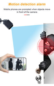 Venta Directa de Fábrica, Cámara <span class=keywords><strong>Web</strong></span> WiFi Portátil WD5 de Alta Calidad, Compatible con Tarjeta SD CMOS, Gran Angular de 120°, Visión Nocturna Automática - Product Image 5