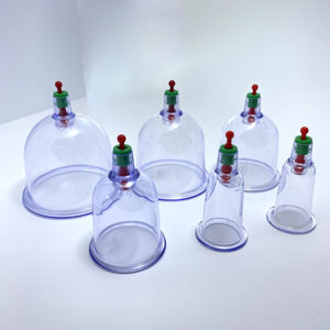 Cangkir Bekam Vakum, Plastik Kualitas Terbaik (PC AS) Set 1 Sampai 6 Ukuran Cangkir Tunggal - Product Image 2