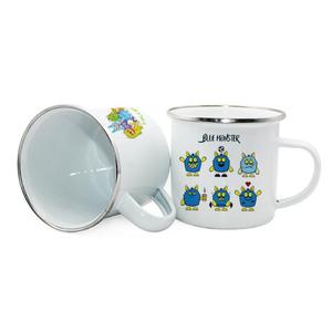 <span class=keywords><strong>Taza</strong></span> de Camping de Metal Esmaltado de 350 ml Personalizada al por Mayor de RubySub Factory, <span class=keywords><strong>Taza</strong></span> Esmaltada para Sublimación - Product Image 5