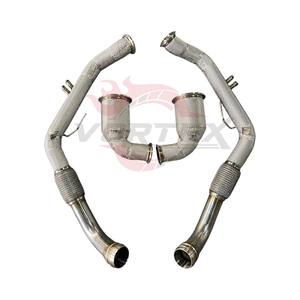 Tubo de Escape Universal Vortex Performance para Porsche Panamera 971, Acero Inoxidable de 1.5 mm, Pulido Espejo, Mejora Turbo - Product Image 2