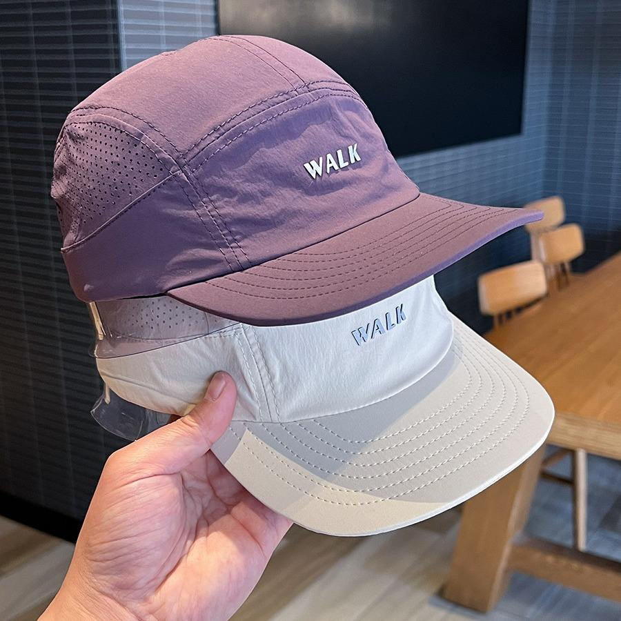 Summer Sport Running Hat Outdoor Quick Dry Baseball Cap Drawstring