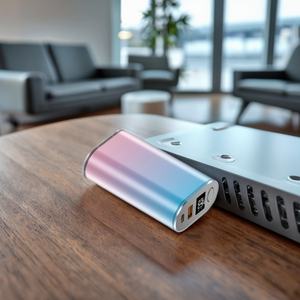 Cargador Portátil Multifuncional Universal con Pantalla LED, Degradado Azul Rosa, 10000 MA, Diseño Mini Cápsula, Cargador para Teléfono Móvil - Product Image 6