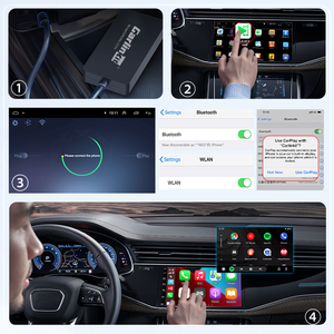 Adaptador Inalámbrico Carlinkit Ccpa 4 en 1 para Car <span class=keywords><strong>Play</strong></span> y Android Auto, MirrorLink Carplay para Unidades de Audio Android de Automóviles - Product Image 2