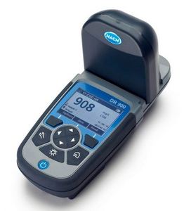 เครื่องวัดสีแบบพกพา DR900มีหลายพารามิเตอร์ของ Hach สำหรับทดสอบคุณภาพน้ำด้วยการออกแบบพื้นที่ IP67ที่ทนทานและการบันทึกข้อมูลแบบ USB - Product Image 1