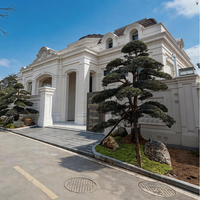 PAIA STONE Moleanos Gascogne, pierre calcaire sablée, revêtement mural extérieur, carrelage facile à installer, pilier extérieur, jardin, villa