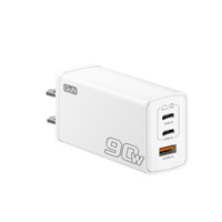 Chargeur rapide multi-ports 90W PD avec prises UK/EU/US, adaptateur de charge rapide pour téléphone portable QC3.0