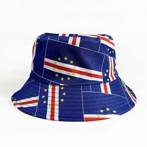 Chapeau de supporter pour hommes, avec éléments du drapeau du <span class=keywords><strong>Cap</strong></span>-<span class=keywords><strong>Vert</strong></span>, pour la Coupe du Monde de football 2026 - Product Image 1