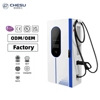 CHESU 2026 Station de Recharge Double Pistolet pour Véhicules Électriques Nouvelle 80KW-480KW Compatible OCPP CCS1 CCS2 GBT Montage au Sol DC Certifiée CE Commerciale