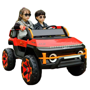 热销大尺寸电动塑料玩具车新设计四轮驱动两座式电池供电玩具车适合2-13岁儿童驾驶 - Product Image 1