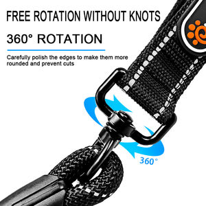 Tali kekang anjing mewah kualitas Premium nilon kuat dan kokoh nyaman sangat tahan lama untuk persediaan hewan peliharaan mendaki gunung - Product Image 2