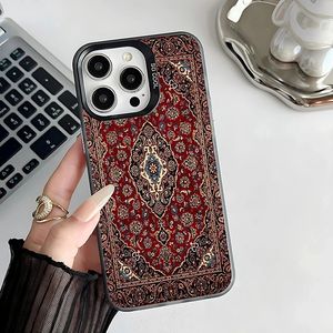 Funda de teléfono estilo alfombra persa popular para <span class=keywords><strong>iPhone</strong></span> 16 15 14 <span class=keywords><strong>13</strong></span> 12 11 mini <span class=keywords><strong>Pro</strong></span> X XR XS <span class=keywords><strong>Max</strong></span> 8 7 Plus, anti-caída, mate - Product Image 1