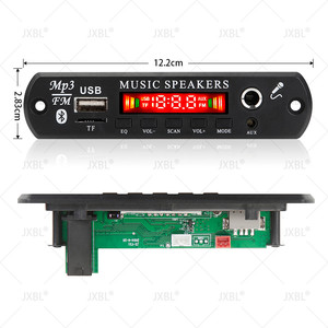 Dc 5V 12V <span class=keywords><strong>Bluetooth</strong></span> 5.0 MP3 WMA WAV APE Bảng Giải Mã rảnh tay âm thanh xe hơi Micro USB TF FM Đài phát thanh MP3 âm nhạc loa - Product Image 4