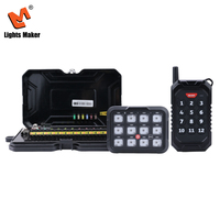 Panel de Interruptores de 12 Canales para Camioneta Utilitaria, Control Remoto Inalámbrico, 12V 24V, Retroiluminación RGB con Atenuación, Impermeable IP67