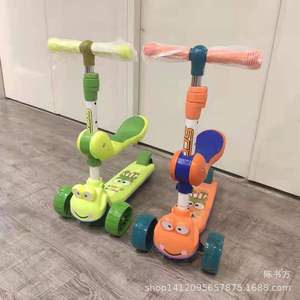 Childrens Scooter With Seat Height Adjustable 3 In 1 For Kids Age 2 10 Years Pink And Purple - Product Image 5