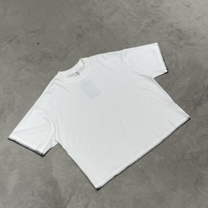 Custom LOGO Hip Hop Casual O-Neck T Shirt Men Solid Color 100% Cotton <b>Short</b> <b>Sleeve</b> Breathable Soft Regular Fit Summer Daily Wear - Product Image 2