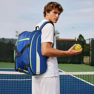 Pickleball-Rucksack Pickleball-Tasche für 4 Schläger für Damen & Herren mit Zaun-Haken Thermoisoliertes Fach - Product Image 2
