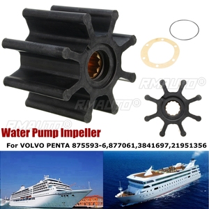 ชุดใบพัดปั๊มน้ำยางสำหรับ VOLVO PENTA # 875593-6 877061 3841697 ใหม่ - Product Image 1