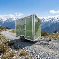 Toilettes mobiles de luxe pour caravane : le meilleur choix pour deux personnes, idéales pour les mariages et concerts en plein air