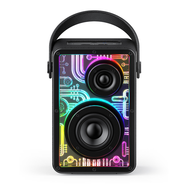 T15 Portable Blue-tooth Speaker Sound Box High Power BT5.3 Speakers TF Udisk Karaoke Handheld Sound Subwoofers for Dancing Party