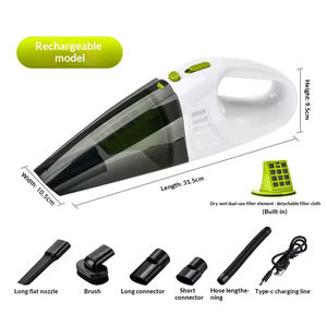 Aspirateur de voiture sans fil portatif, petit, pour usage domestique et automobile, double usage sec/humide, super aspiration, export - Product Image 3