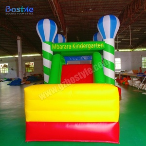 Château gonflable à air chaud avec double toboggan, logo personnalisé, maison de saut gonflable pour enfants, idéal pour la location d'événements en maternelle - Product Image 3
