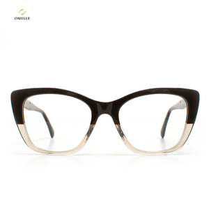 Lunettes en acétate Mazzucchelli <span class=keywords><strong>de</strong></span> marque personnalisée avec grand œil <span class=keywords><strong>de</strong></span> chat et monture bleue à imprimé léopard pour <span class=keywords><strong>femme</strong></span>, vente en gros - Product Image 3