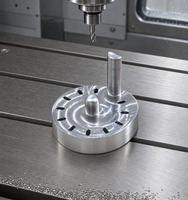 Plaque de distribution de flux en acier inoxydable 304 usinée CNC pour équipement de distribution de fluides, disque de dispersion rotatif de précision sur mesure